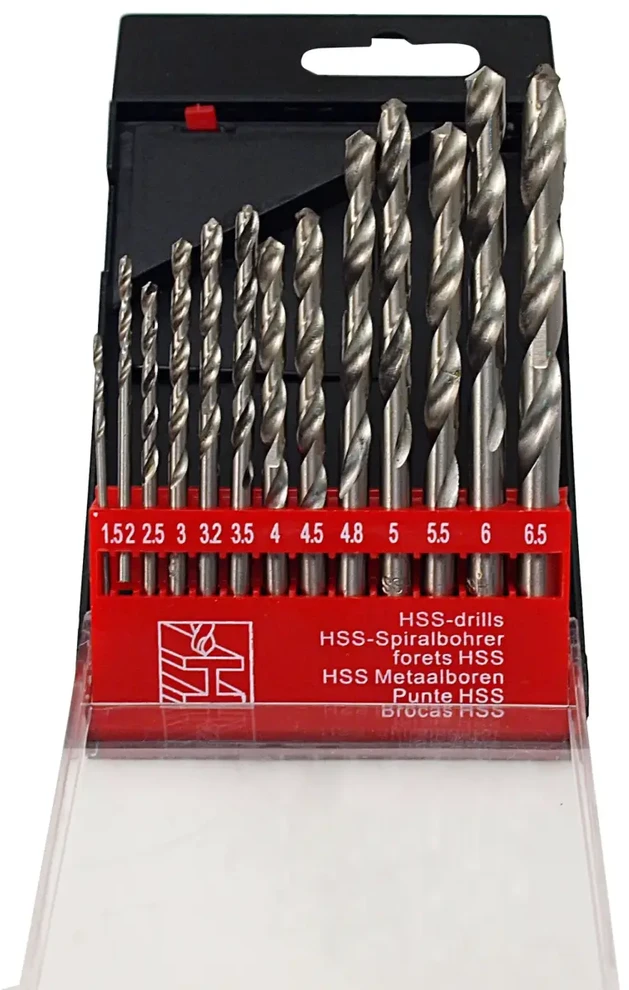 Grąžtas Urbjmašinėlės antgaliai Beast HSS-G Metalui 1.5-6.5mm 13 vnt.