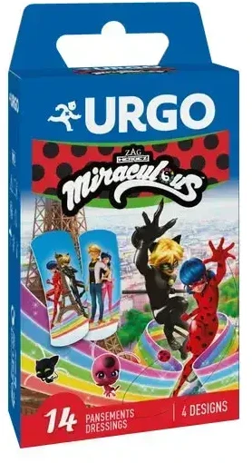 "Urgo Miraculous 14" pleistrai