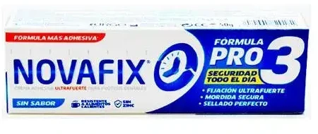Urgo Novafix Pro3 Tasteless Adhesive Kreminis protezų tvirtinimo kremas 50g
