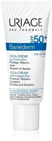 Uriage Bariéderm Cica-Kreminis Kremas su Spf50+ 40ml