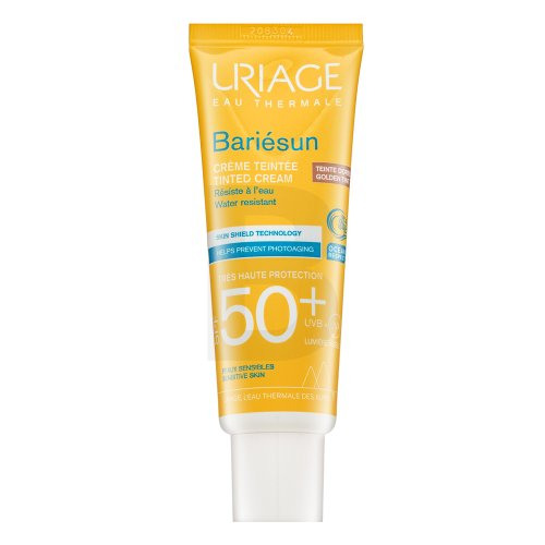 Uriage Bariesun Tinted Kreminis SPF50+ apsauginis spalvą suteikiantis kremas veidui, atspalvis: Golden Tint, 50 ml