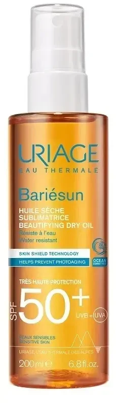 Uriage Bariesun Sausas aliejus SPF50+, 200 ml