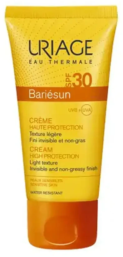 Uriage Bariésun High Protection Moisturizing Kreminis SPF 30 apsauginis kremas nuo saulės, 50 ml