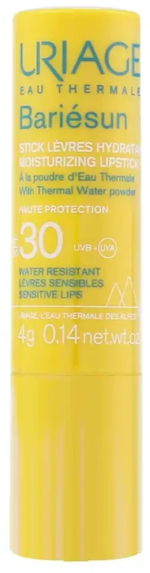 Uriage Bariésun Moisturizing Lipstick Lūpų balzamas SPF 30 nuo saulės saugantis lūpų balzamas, 4 g