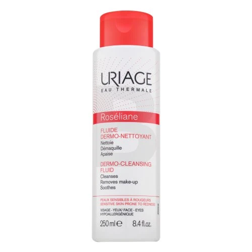 "Uriage Roséliane Dermo Cleansing Fluid" valomasis fluidas sausai, į raudonį linkusiai odai 250ml