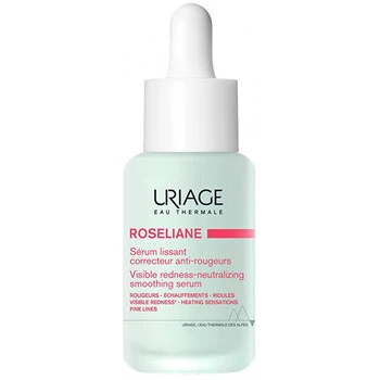 Uriage Roséliane Visible Redness-Neutralizing Smoothing Serum raminantis serumas jautriai / raustančiai veido odai, 30 ml