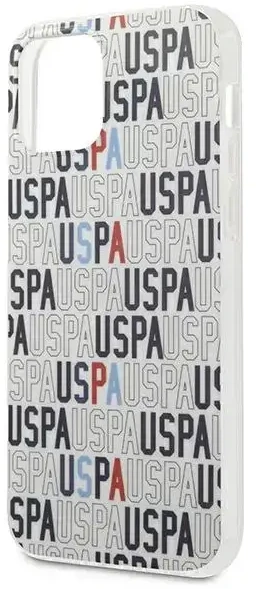 Us Polo Assn US Polo USHCP12SPCUSPA6 Apple iPhone 12 mini 5,4" telefono dėklas baltos spalvos Logo Mania Collection