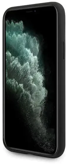 Dėklas U.S. Polo Assn US Polo USHCN65PUBK iPhone 11 Pro Max juoda/juoda Polo Type Collection