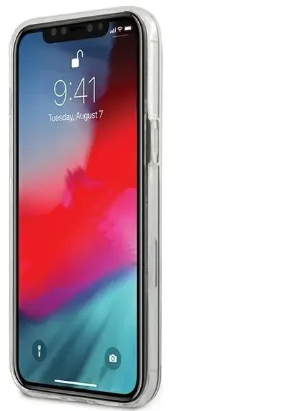 „Us Polo Assn“ blizgus „US Polo“ dėklas su dideliu logotipu, skirtas „iPhone 12 / 12 Pro 6.1“ - Juodas