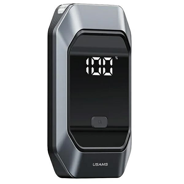 USAMS Jumpstarter Powerbank 8000mAh+ built-in flashlight juodos spalvos ZB284ZDB01 (US-ZB284)