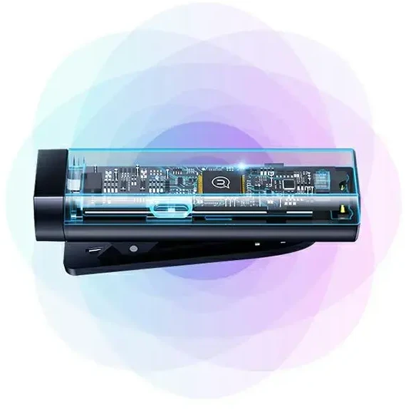 USAMS belaidis prisegamas mikrofonas ENC 2.4G Lightning ZB244MKF01 (US-ZB244)