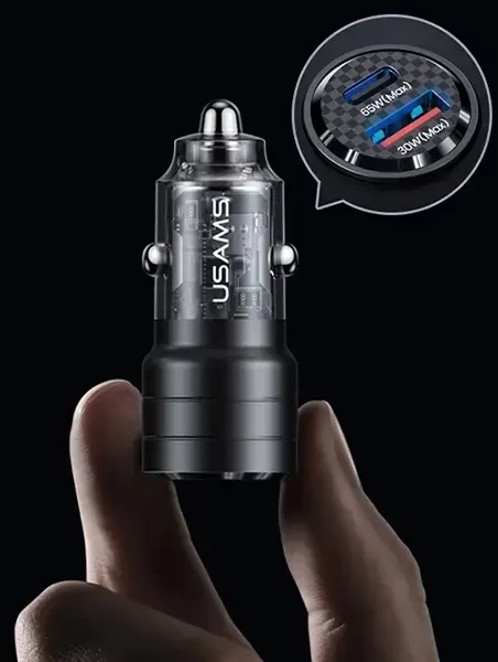 Usams C36 USB A+C 95W greitas automobilinis kroviklis