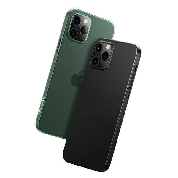 USAMS Gentle Apple iPhone 12 Pro Max 6,7" dėklas telefonui juodos spalvos IP12PMQR01 (US-BH610)