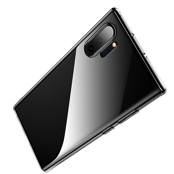 Usams US-BH512 pirminis itin plonas silikoninis galinis dėklas, skirtas Samsung Galaxy Note 10 (N970F) skaidrus