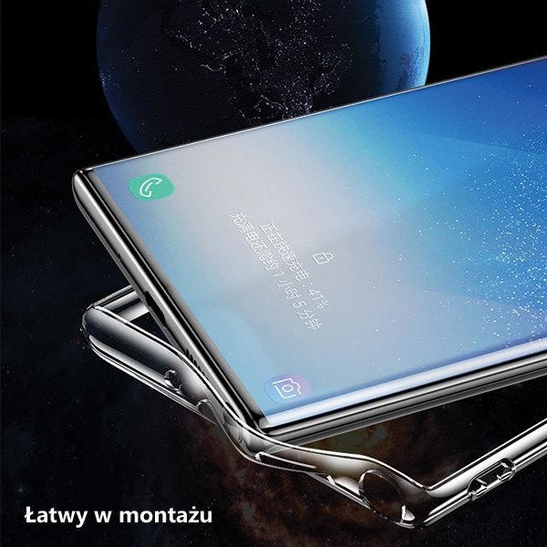 Usams US-BH512 pirminis itin plonas silikoninis galinis dėklas, skirtas Samsung Galaxy Note 10 (N970F) skaidrus