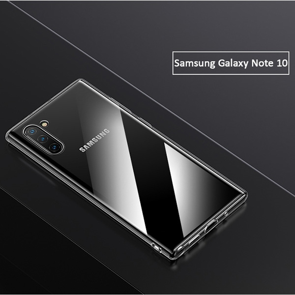 Usams US-BH512 pirminis itin plonas silikoninis galinis dėklas, skirtas Samsung Galaxy Note 10 (N970F) skaidrus