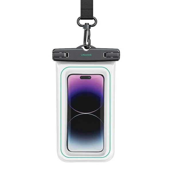 USAMS Atsparus vandeniui Dėklas 6.7″ IP68baltos spalvos FSD1302 (US-YD013)
