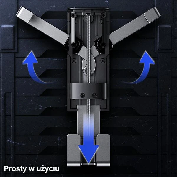 USAMS HANDLE FOR VENTILATION GRILLE METAL GRAVITY Raudonas
