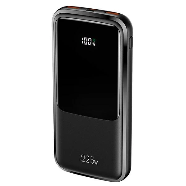 USAMS Powerbank PB58 10000mAh 22.5W QC3.0+PD Fast Charge juodos spalvos 10KCD16101 (US-CD161)