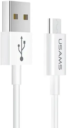 USAMS U23 MICRO-USB greito įkrovimo laidas 2A, Baltas