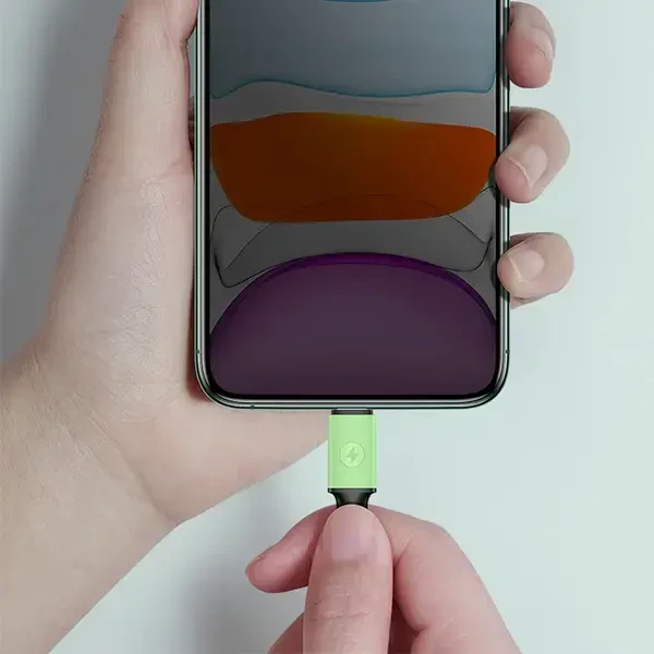 USAMS U52 USB-C 2A Fast Charge Kabelis 1m violetinės spalvos SJ436USB04 (US-SJ436)