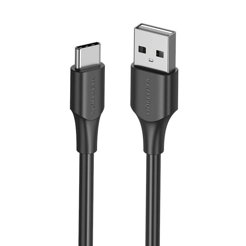 Vention USB 2.0 A į USB-C 3A kabelio ventiliacijos anga CTHBH 2m juoda