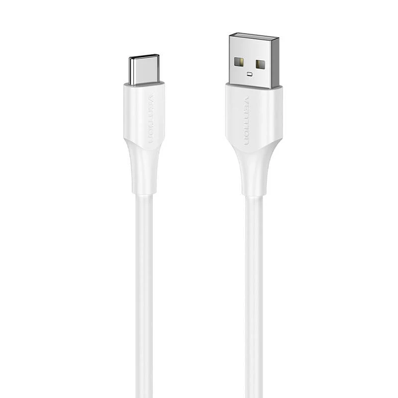 Vention USB 2.0 A į USB-C 3A kabelio ventiliacijos anga CTHWF 1m Balta
