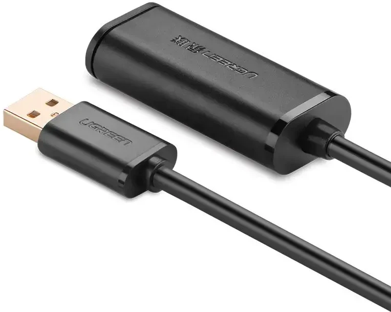 UGREEN US121 USB 2.0 prailginimo laidas Active 5m - Juodas