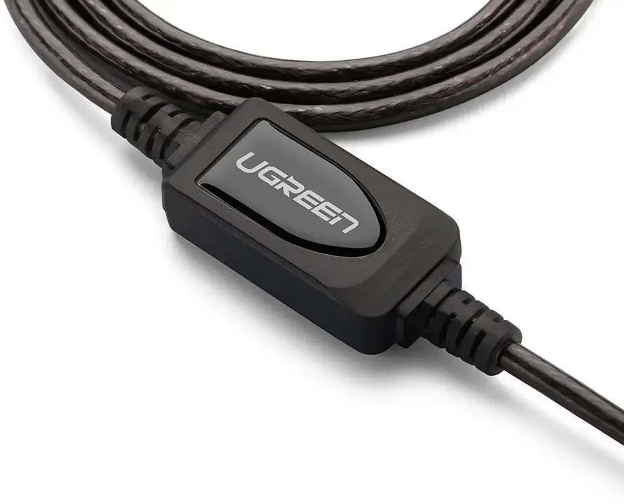 UGREEN US121 USB 2.0 prailginimo laidas Active 5m - Juodas