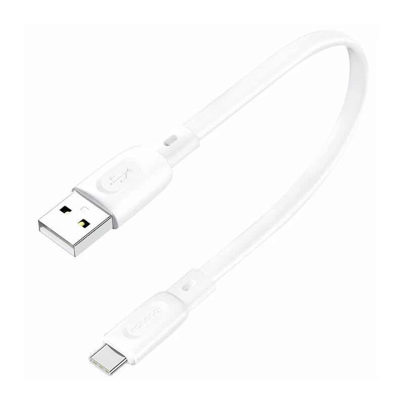 USB-A – USB-C laidas Foneng X107 3A, 0.25 m (baltas)
