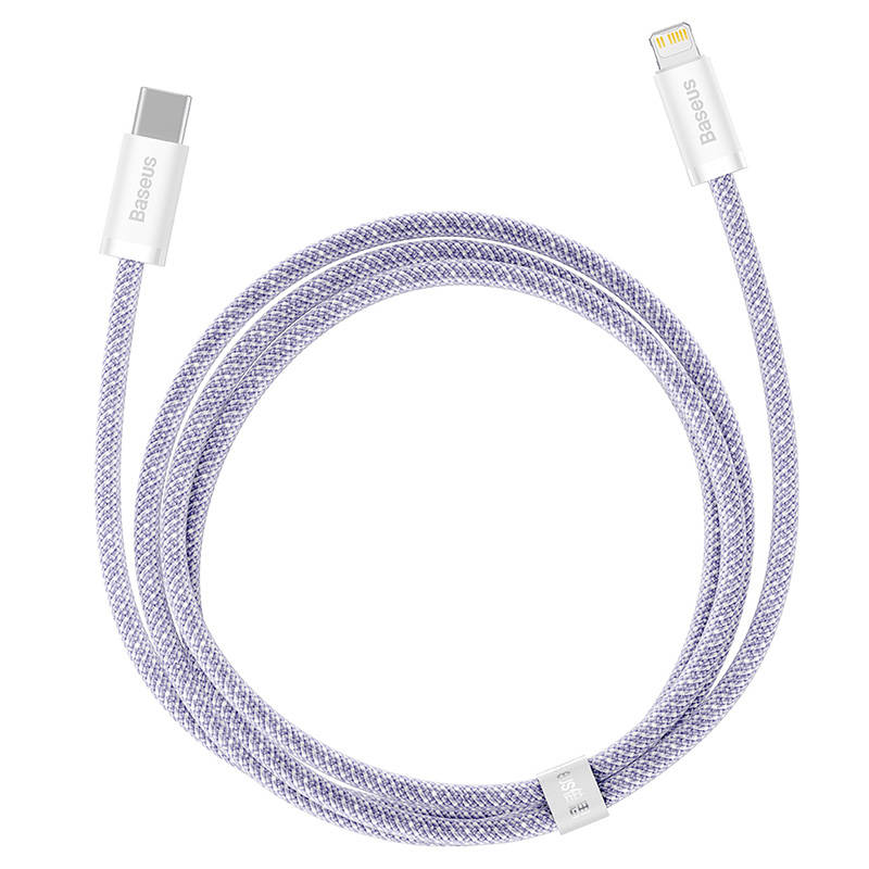 USB-C laidas, skirtas Lightning Baseus Dynamic 2 Series, 20W, 1m (violetinė)