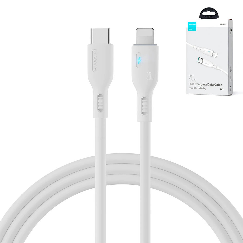 USB kabelis Joyroom (S-CL020A13) „USB-C (Type-C) - Lightning kabelis“ (20W) 2m baltas