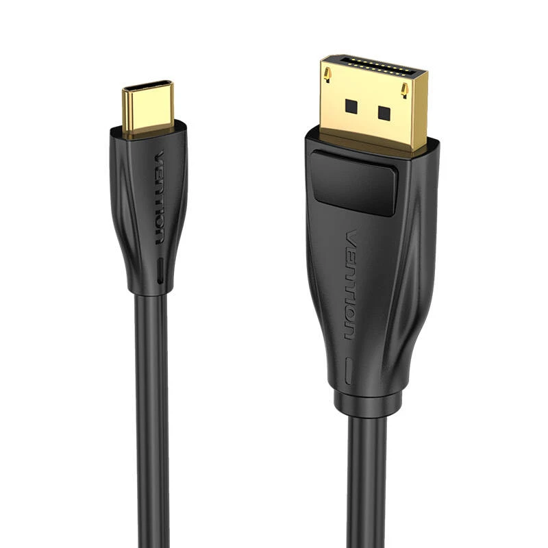 Vention USB-C - DisplayPort 8K HD kabelis 2m - Juodas