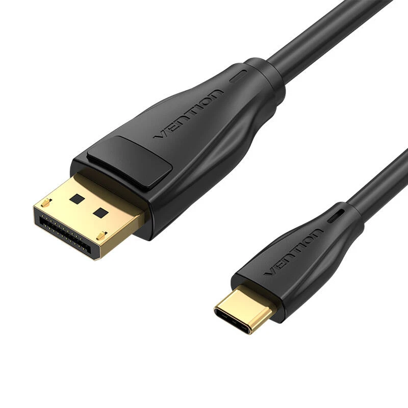 Vention USB-C - DisplayPort 8K HD kabelis 2m - Juodas