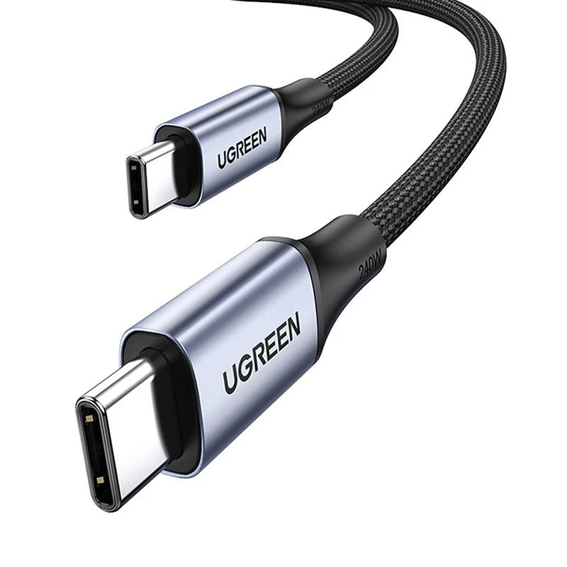 HP USB-C-USB-C UGREEN USB4 kabelis, 240W, 2m (fekete)