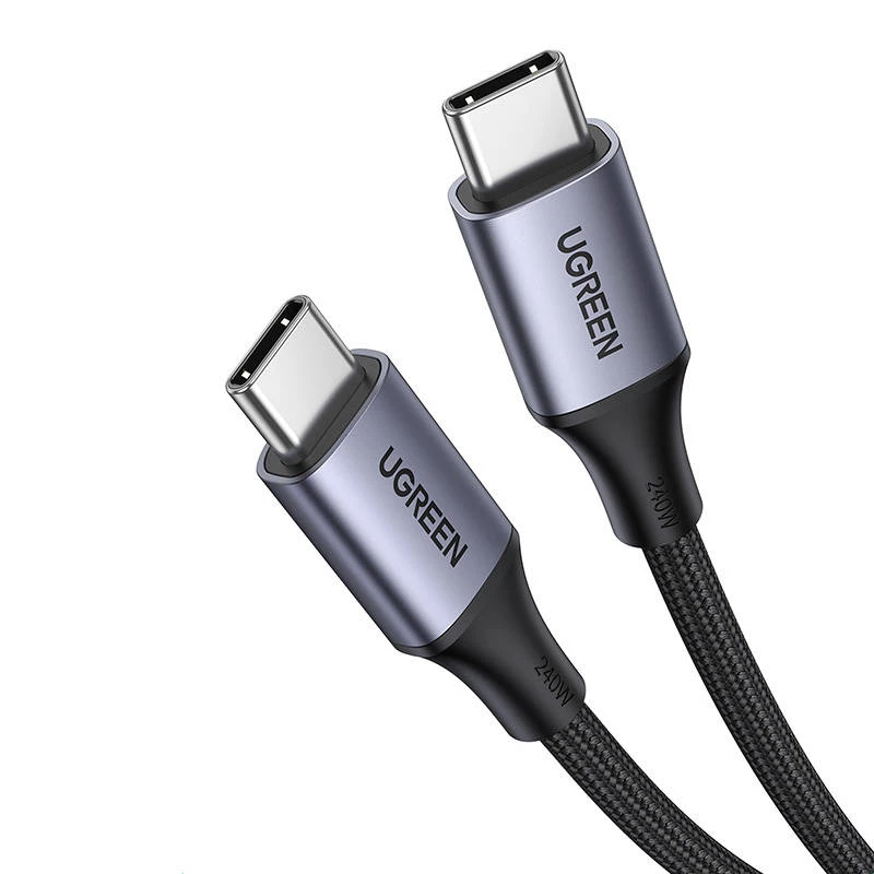HP USB-C-USB-C UGREEN USB4 kabelis, 240W, 2m (fekete)