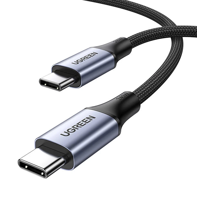HP USB-C-USB-C UGREEN USB4 kabelis, 240W, 2m (fekete)