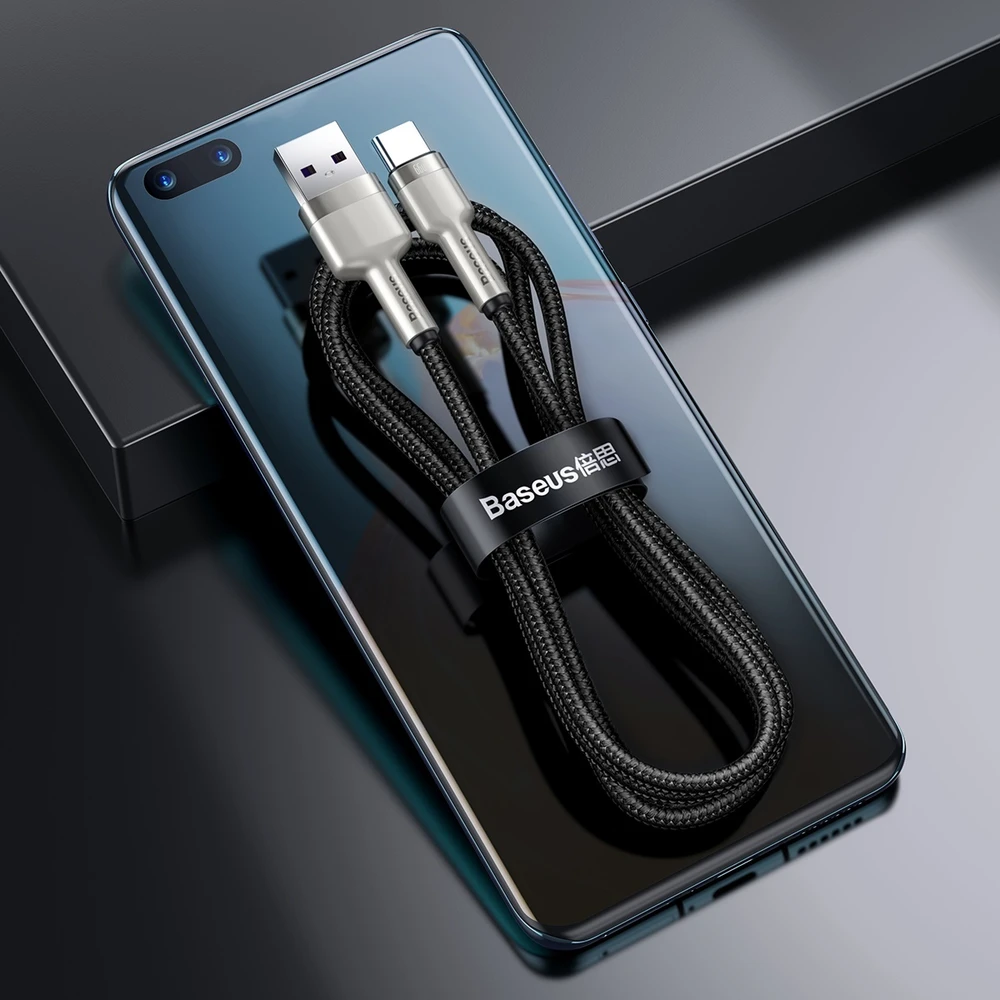 Kabelis USB A - USB C, 1.0m 66W (netinka iPhone 15 įkrovimui) Cafule BASEUS