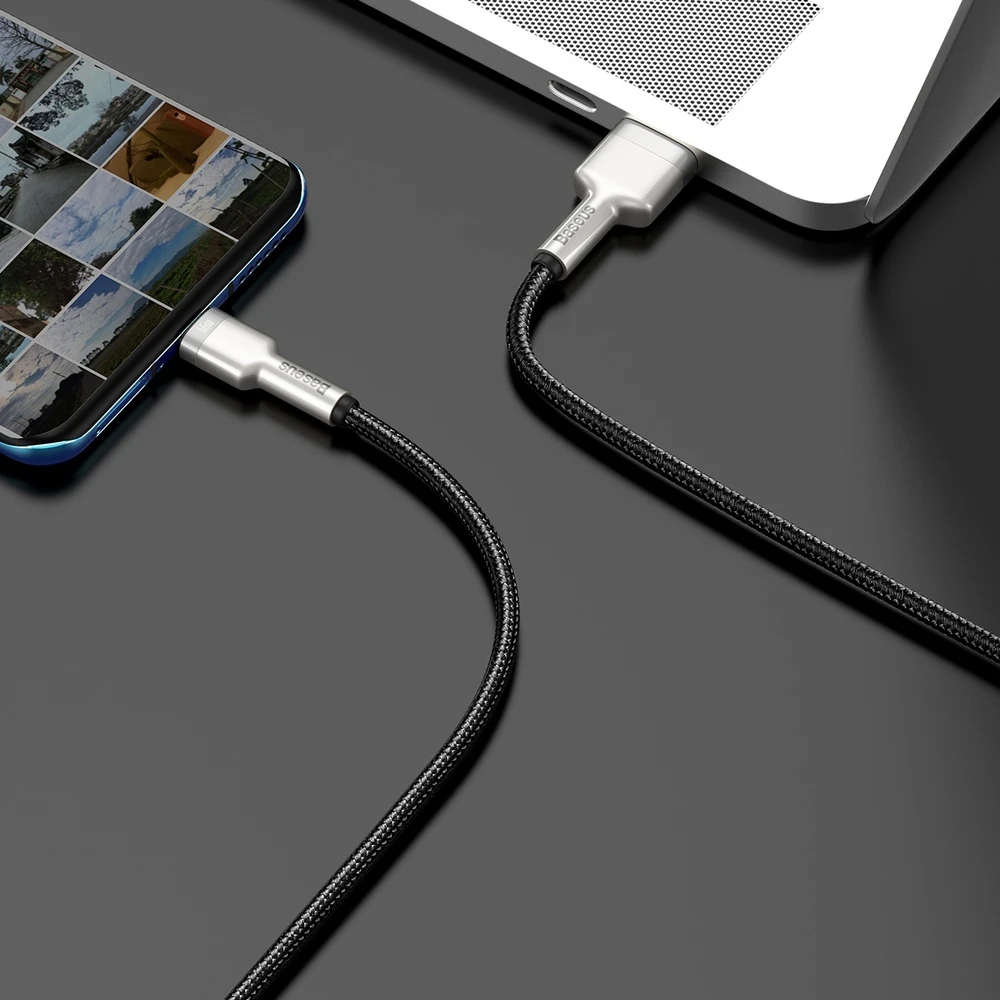Kabelis USB A - USB C, 1.0m 66W (netinka iPhone 15 įkrovimui) Cafule BASEUS