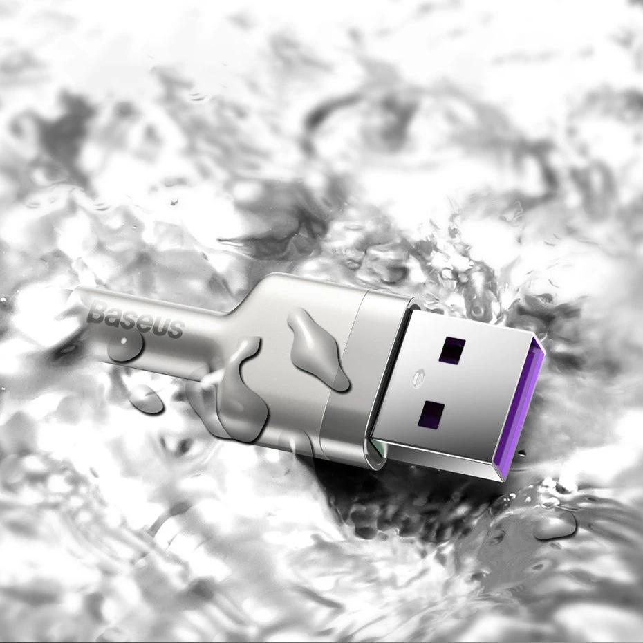 Kabelis USB A - USB C, 1.0m 66W (netinka iPhone 15 įkrovimui) Cafule BASEUS