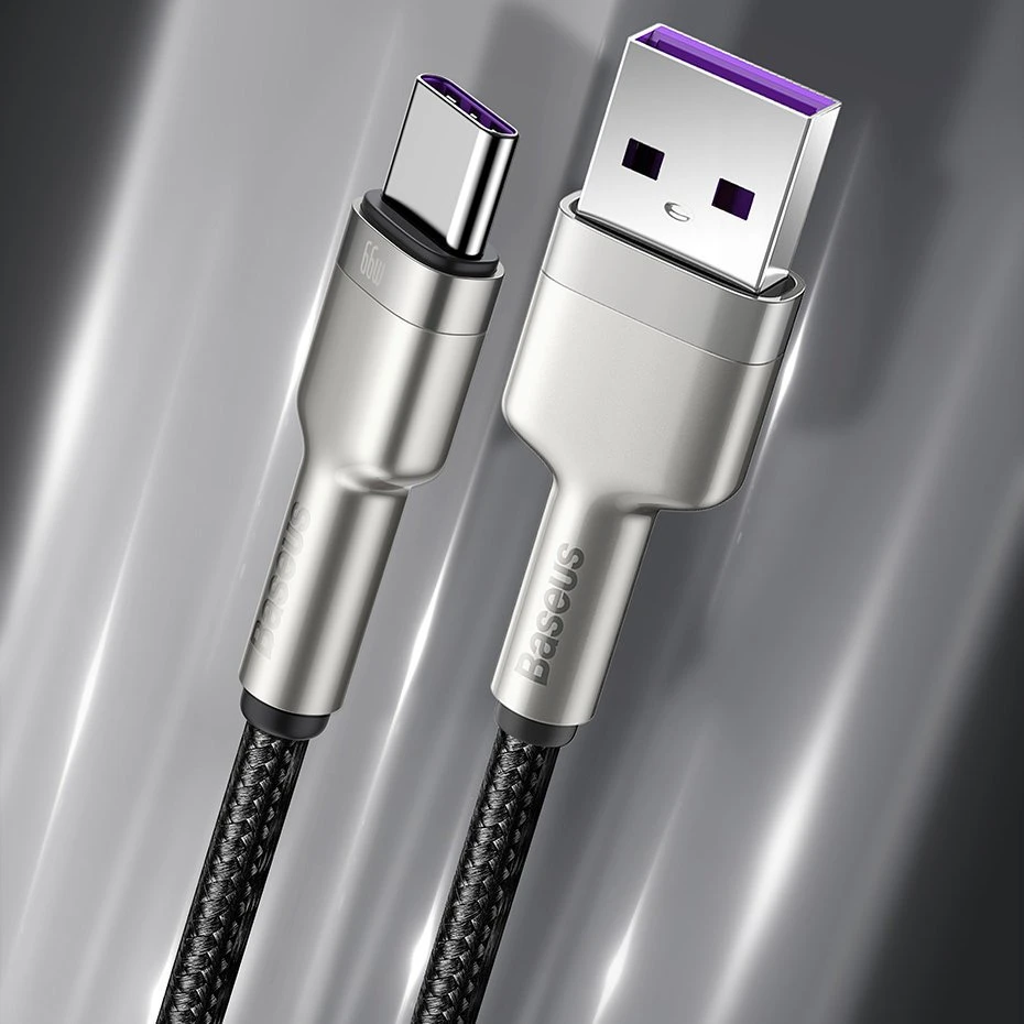 Kabelis USB A - USB C, 1.0m 66W (netinka iPhone 15 įkrovimui) Cafule BASEUS