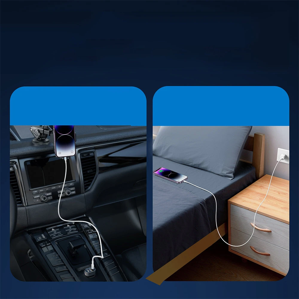 „Joyroom“ USB – „Lightning“ duomenų kabelis, 2.4A, 480Mb/s, 1.2m, Baltas (S-UL012A13)
