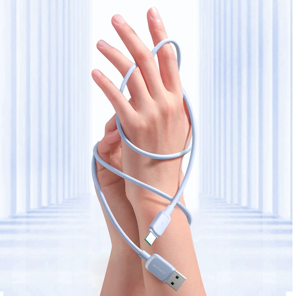 Joyroom Kabelis S-AC027A14 USB į USB C / 3A/ 1.2m (mėlynas)