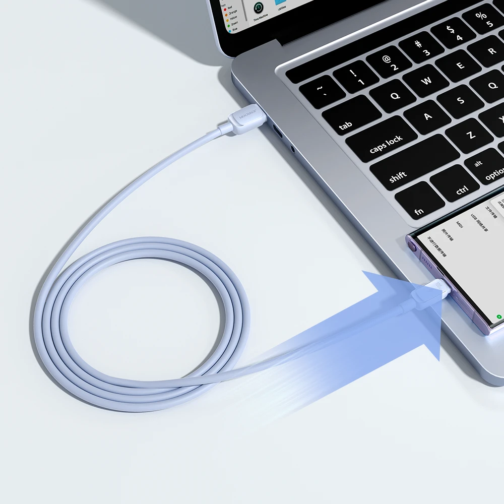 Joyroom Kabelis S-AC027A14 USB į USB C / 3A/ 1.2m (mėlynas)