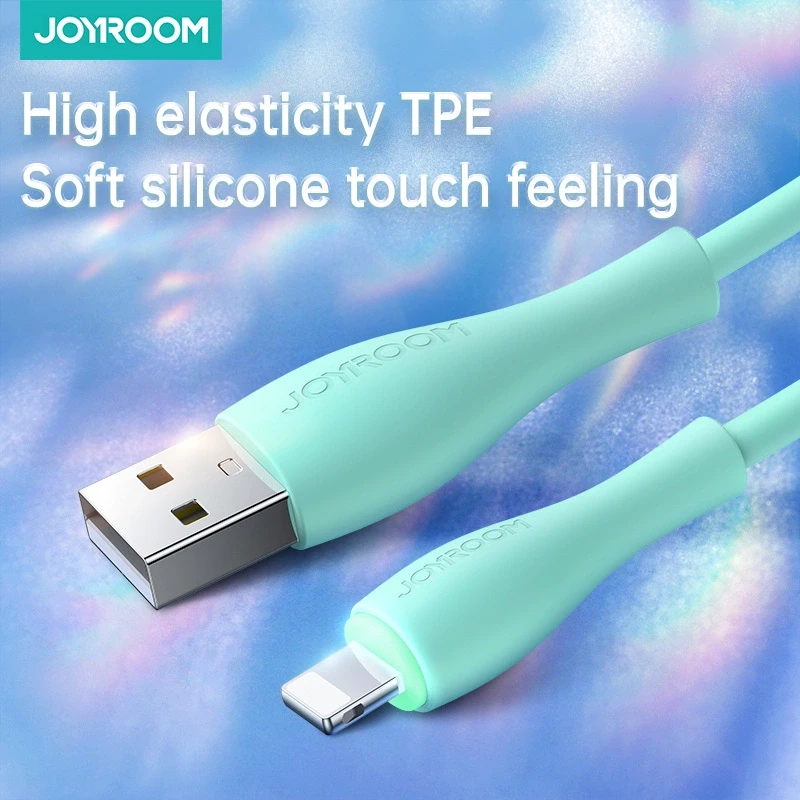 USB kabelis Joyroom (S-2030M8) "lightning" (2.4A) 2m žalias