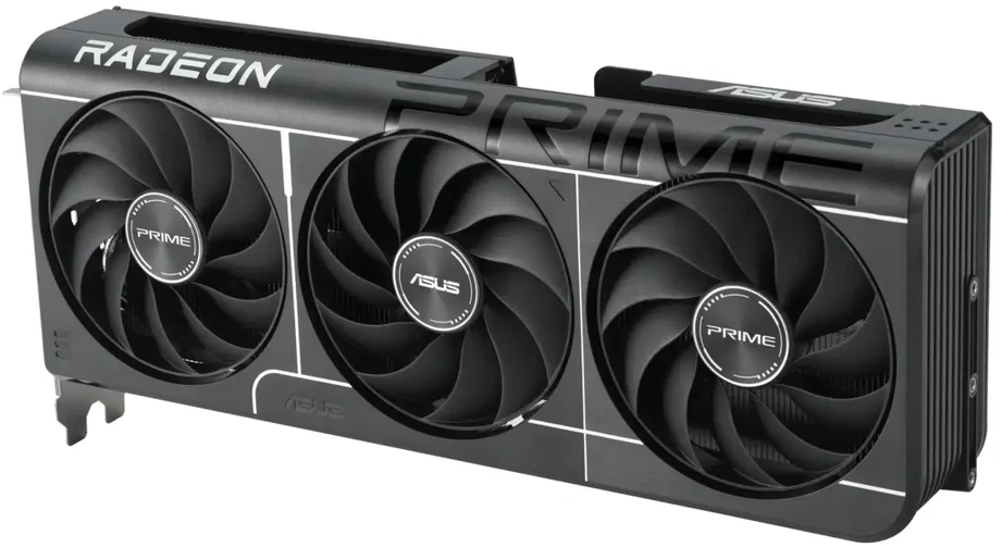 Vaizdo plokštė ASUS PRIME-RX9060XT-O16G Radeon RX 9060 XT 16 GB Grafikos plokštė Juodas