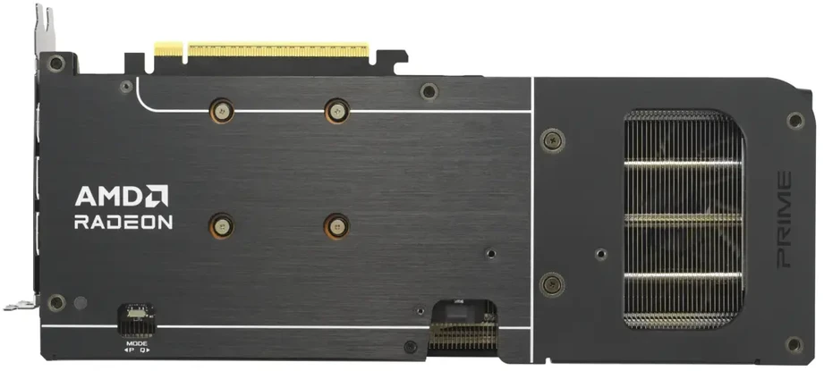 Vaizdo plokštė ASUS PRIME-RX9060XT-O16G Radeon RX 9060 XT 16 GB Grafikos plokštė Juodas