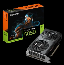 Vaizdo plokštė „Gigabyte GeForce RTX 5050 WINDFORCE OC 8G“ | NVIDIA | 8 GB | „GeForce RTX 5050“ | GDDR6 | HDMI jungčių kiekis: 2 | PCI-E 5.0