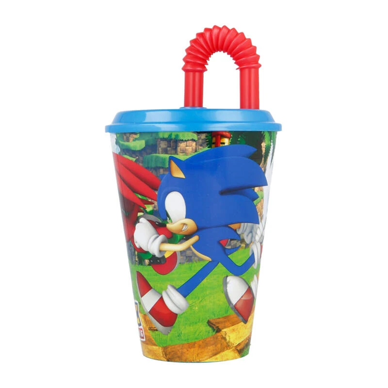 Stor Puodelis su šiaudeliais 430 ml Sonic