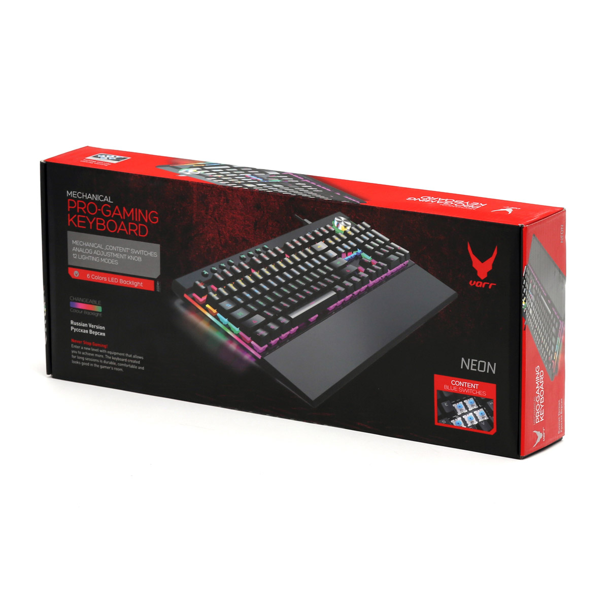 Klaviatūra Varr Neon Jixian Mėlyna (VMKB98RU)